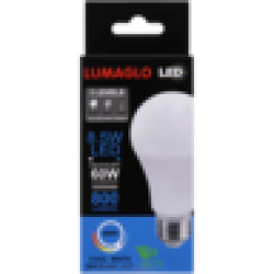 Cool White A60 E27 3 Level Dim LED Globe 8.5W