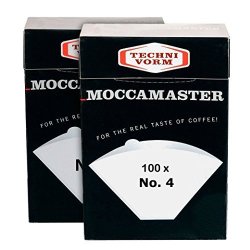 Technivorm Moccamaster 85022 Moccamaster 4 Paper Filters White 2