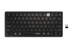 Multi-device Dual Wireless Compact Keyboard - Black