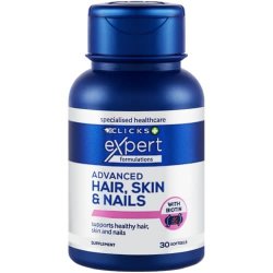 Deals on Clicks Expert Hair Skin & Nails Capsules 30 Capsules | Compare  Prices & Shop Online | PriceCheck
