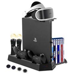 Flexdin Playstation PS4 VR Charging Station PS4 Slim PS4 Pro PS4 Multifunct