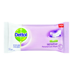 Dettol Hygiene Personal Care Wipes Sensitive 1 X 10'S