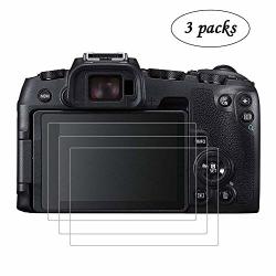 Glass Screen Protector Compatible With Canon Eos Rp Digital Camera Anti-scratches Fingerprint 3 Pack