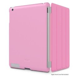 Iluv ICC822 Hard Smart Back Cover Case For 2ND Generation Apple Ipad 2 Wifi 3G Model 16GB 32GB 64GB Pink