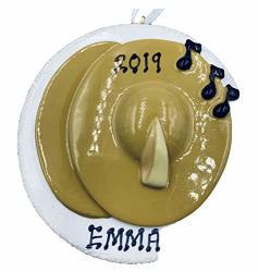 Personalized Musical Instruments Christmas Ornament Cymbals