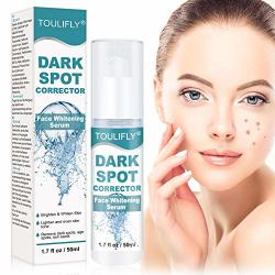Freckle Remover Dark Spot Corrector Skin Lightening Brightening Serum For Face Dark Spots Freckles Sun Spots Melasma Fade Hyperpigmentation Even Skin Tone Anti Aging