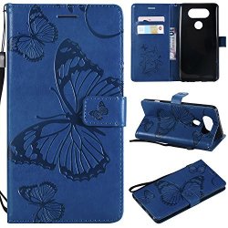 LG V20 Case LG V20 Wallet Case LG V20 Case With Card Holders Folio Flip Leather Butterfly Case Cover With Credit Id Card Slots