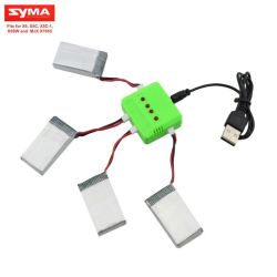 Syma X5c 850mah Batteries Fit For Syma X5 X5c-1 X5sw X5sc And Mjx X705c - 4 Batteries 1charger
