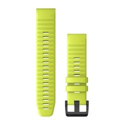 Garmin Quickfit 22 Watch Bands - Amp Yellow Silicone