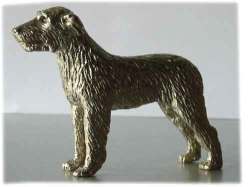 Silver Plated Dog Model --irish Wolfhound