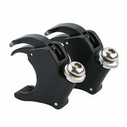 Tcmt Pair 49MM Detachable Windshield Clamps Fits For Harley Dyna Fat Street Bob Wide Glide