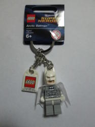 Arctic Batman - Super Hero Lego Minifigure Key Chain Discontinued