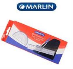 Marlin Math Set 11 Pcs Metal Container Retail Packaging No Warranty