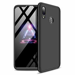 Huawei Y7 Pro 2019 Case Aidinar Bumper And Anti-scratch Hard Cover Case Bag 360 Degree Full Cover Case For Huawei Y7 Pro 2019 Black