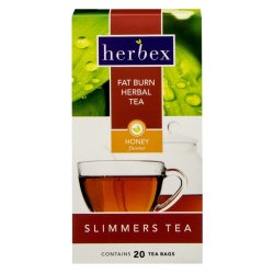 Herbex Fat Burn Tea Honey 20 Pack