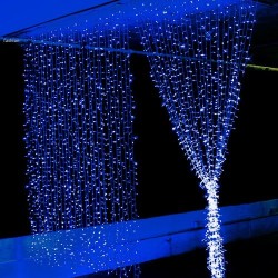 Led Decorative Blue Lights 3x3