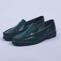 Vic High Shine Shoes Green - 7