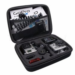 Gopro & Sports Action Camera Accessroies Protection Carry Bag Travel Storage Collection Case -medium