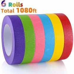 7 Pieces Colored Masking Tape Rainbow Masking Tape Labelling Tape