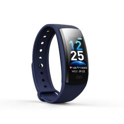 QS90 Plus 0.96 Inches Tft Color Screen Smart Bracelet IP67 Waterproof Support Call Reminder heart Rate Monitoring sleep Monitoring sedentary Reminder Blue