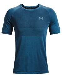 Men's Ua Vanish Seamless Run Short Sleeve - Blue Flannel Md