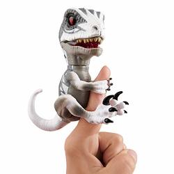 WowWee Untamed Raptor - Series 2- By Fingerlings - Ghost Gray - Interactive Collectible Dinosaur - By