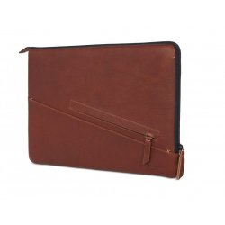 Decoded Leather Slim Sleeve for Macbook Pro 13" Touchbar in Cinnamon Brown