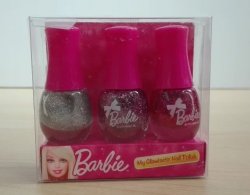 Set Of 3 Barbie Nail Polish