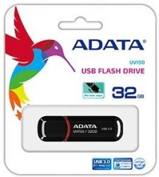 Adata Dashdrive UV150 32GB USB 3.0 Flash Drive - Glossy Black