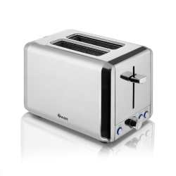 Swan Classic 2 Slice Polished Stainless Steel Toaster