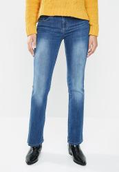 Guess Mid Wash Bootleg Jeans - Mid Blue