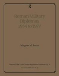 Roman Military Diplomas 1954 To 1977 Hardcover