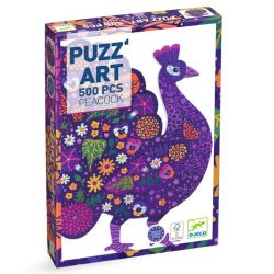 Puzz Art Puzzle - The Peacock 500 Pieces