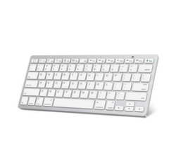Silver Mini-bluetooth Wireless Keyboard For Tablet Computer Keyboard