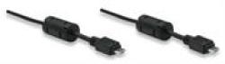 Micro USB A Male To USB Micro A Male 1M -colour:black Retail Box Limited Lifetime Warranty
