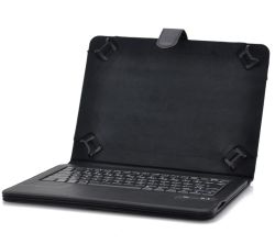 Universal Bluetooth Wireless Keyboard Case For 9" - 10" Tablets With Bluetooth 3.0 - New - Dents Behind The Keyboard & Peeling On The Cover