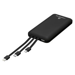 Volkano Spawn 2.0 Series 10 000 Mah Powerbank With Built-in Cables