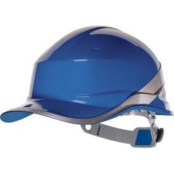 Venitex Delta Plus Diamond V Baseball Cap Style Safety Helmet Hard Hat Blue