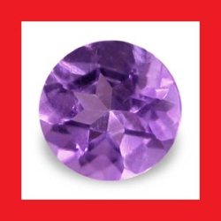 Amethyst - Fine Purple Round Facet - 2.575CTS