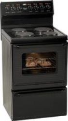 Defy Series 600 4 Plate Kitchenaire Electric Stove in Black