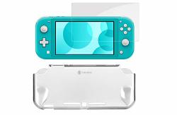 Tomtoc Protective Case Set For Nintendo Switch Lite Hard Grip Clear Case Cover With Anti-scratch Tempered Glass Screen Protector Full Protection Accessories For Switch Lite 2019