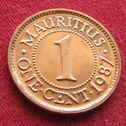 Do Not Pay - Mauritius 1 Cent 1987 Unc
