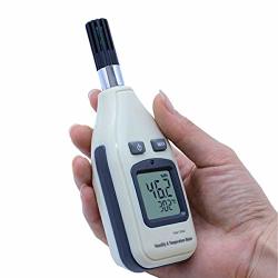 GM1362 Humidity Temperature Meter Digital Lcd Display Thermo-hygrometer Lcd Backlilght & Data Hold Multimeter Digital Tester