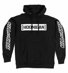 Hoonigan Censor Bar Kill All Tires Graphic Hoodie Black XL