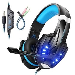 Mengshen Gaming Headset For PS4 Xbox One xbox One S pc Mac laptop Cell Phone - Gaming Headphone With MIC LED Light Bass Surround Noise Cancelling Soft