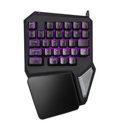 GAMING Keypad The New Gameboard With Programmable Keys 7 Color LED Backlit PC Portable Wired USB Black Ergonomic Game Keypad Compatible With Windows System