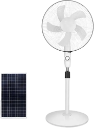 Solar Powered 3 Speed Ocillating Floor Fan