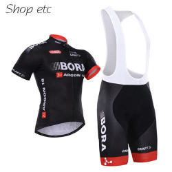 Bora Short Sleeve Cycling Shirt And Bib Short Cycling Team Kit