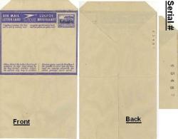 Bechuanaland Serial Lettercard Aerogram Stationery Envelope Unused