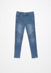 Cotton On Carrie Moto Jean - Blue Wash